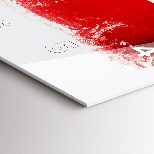 Orologio quadrato bandiera ceca