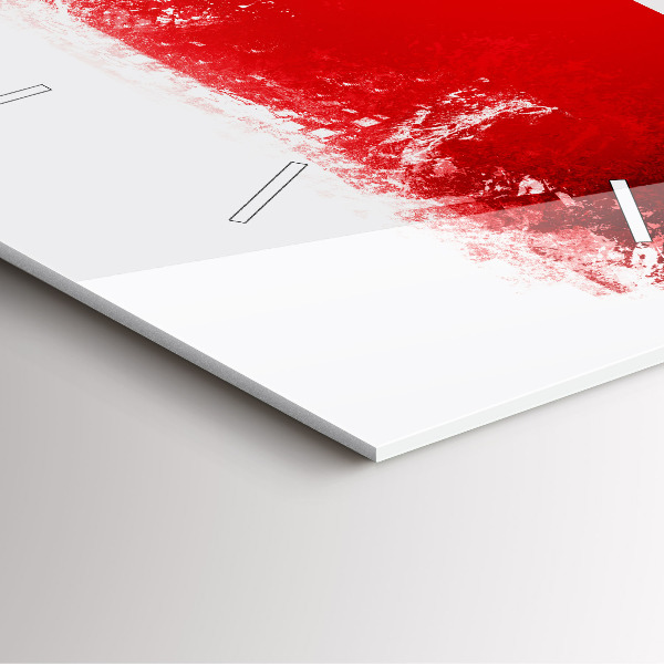 Orologio quadrato bandiera ceca