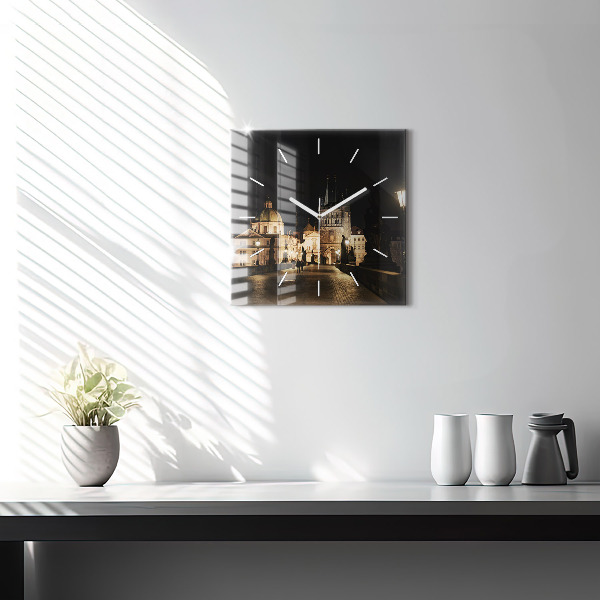 Orologio quadrato Ponte Carlo a Praga