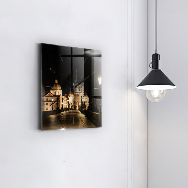 Orologio quadrato Ponte Carlo a Praga