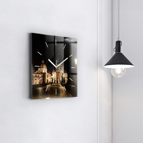 Orologio quadrato Ponte Carlo a Praga