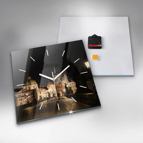 Orologio quadrato Ponte Carlo a Praga