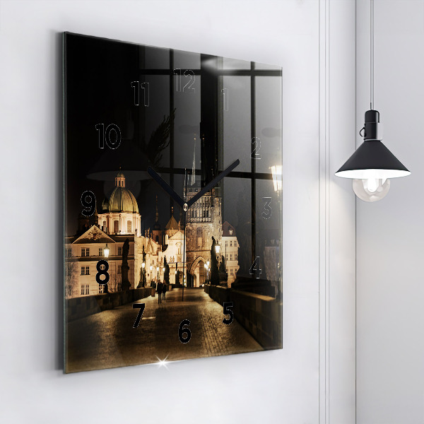 Orologio quadrato Ponte Carlo a Praga