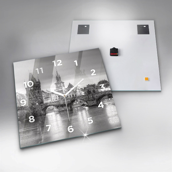 Orologio quadrato Ponte Carlo a Praga