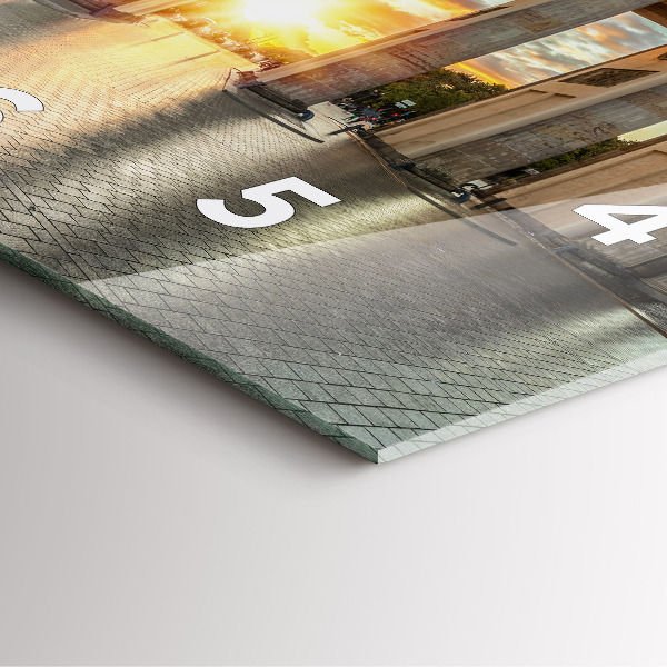 Orologio quadrato Porta di Brandeburgo a Berlino