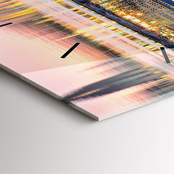 Orologio quadrato Alster ad Amburgo