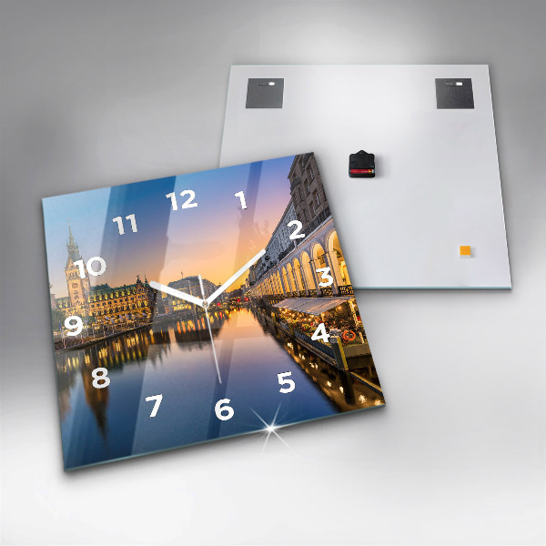 Orologio quadrato Municipio di Amburgo