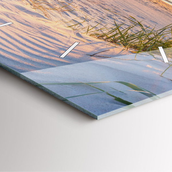 Orologio quadrato Tramonto sul mare