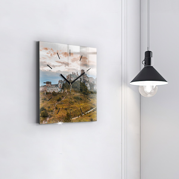 Orologio quadrato Castello di Spiš in Slovacchia