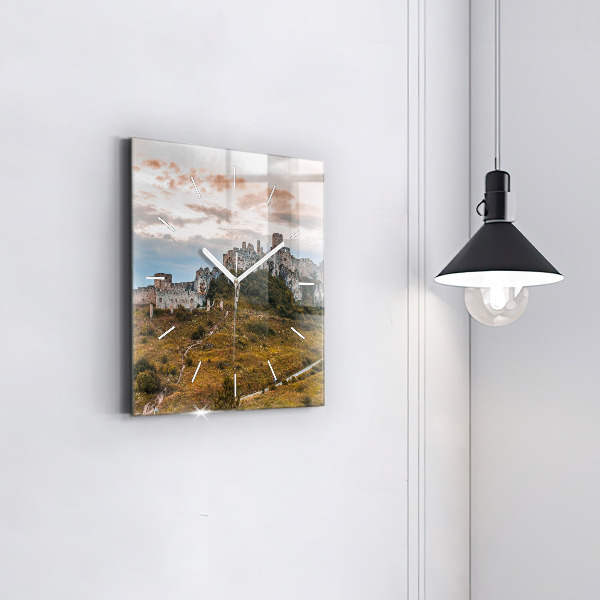 Orologio quadrato Castello di Spiš in Slovacchia