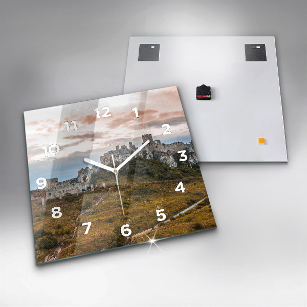 Orologio quadrato Castello di Spiš in Slovacchia