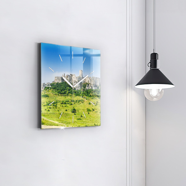 Orologio quadrato Castello di Spiš in Slovacchia