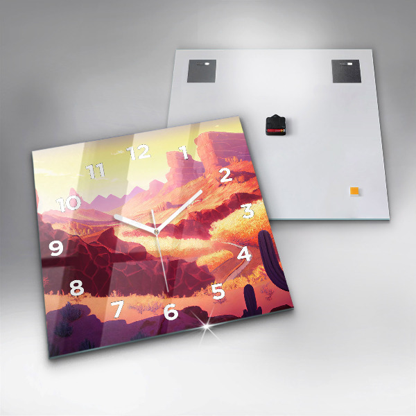 Orologio quadrato Deserto dell'Arizona