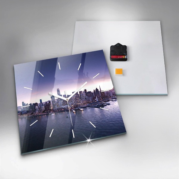 Orologio quadrato in vetro Vista di San Francisco