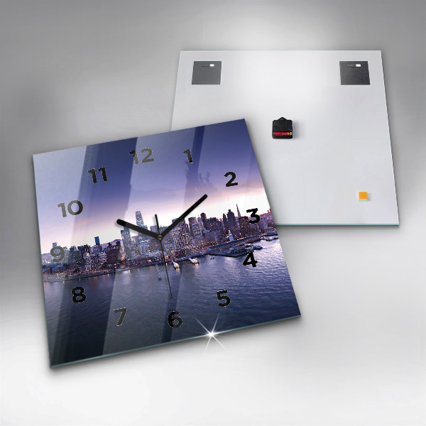 Orologio quadrato in vetro Vista di San Francisco