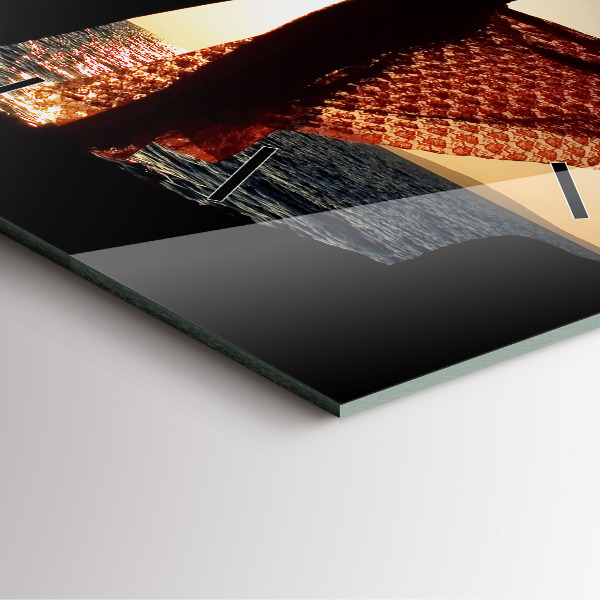 Orologio quadrato Danza spagnola in mare