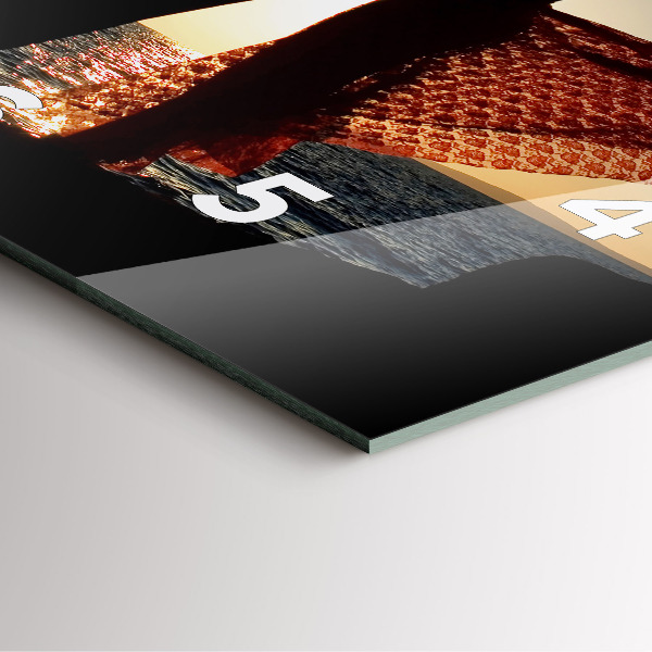 Orologio quadrato Danza spagnola in mare