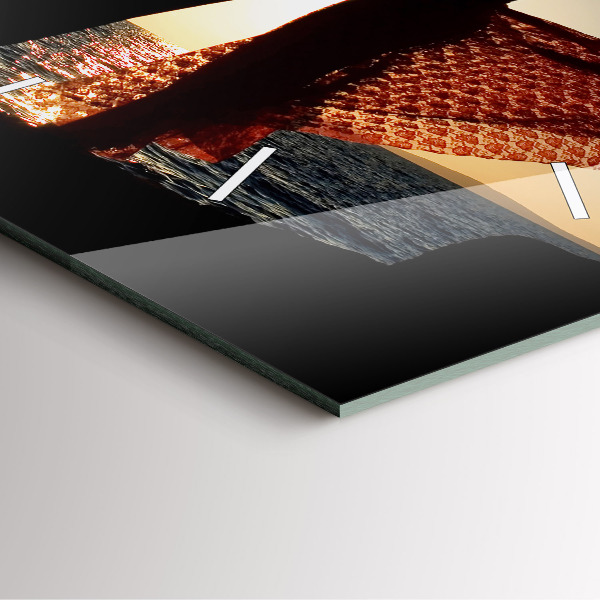 Orologio quadrato Danza spagnola in mare