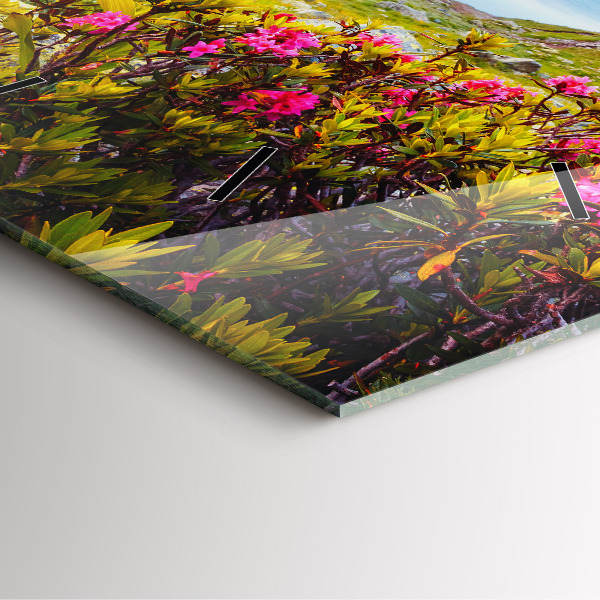 Orologio quadrato in vetro Ghiacciaio del Monte Bianco Chamonix