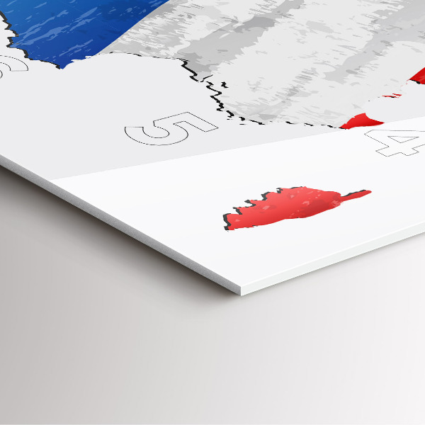 Orologio quadrato Bandiera della Francia