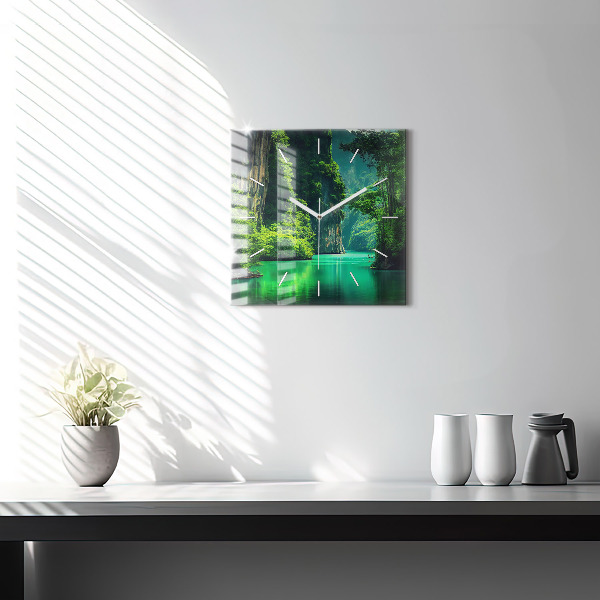 Orologio quadrato Paesaggio naturale della Thailandia