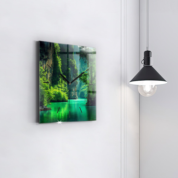 Orologio quadrato Paesaggio naturale della Thailandia