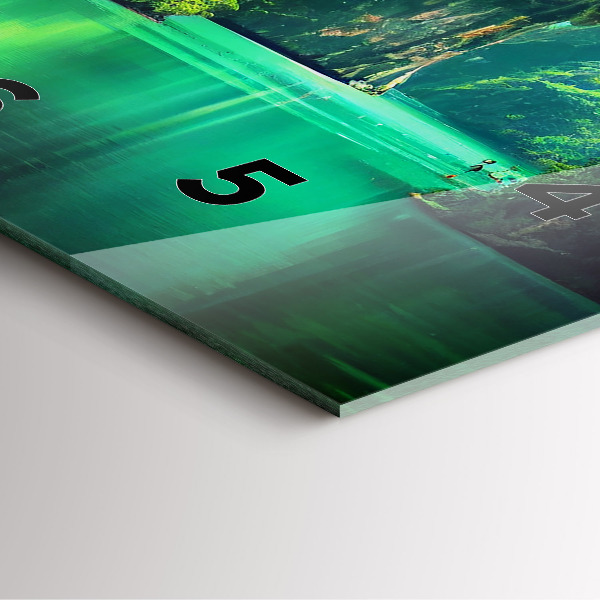 Orologio quadrato Paesaggio naturale della Thailandia