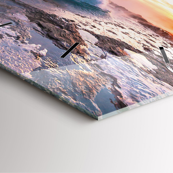 Orologio quadrato Geyser sull'isola d'Islanda