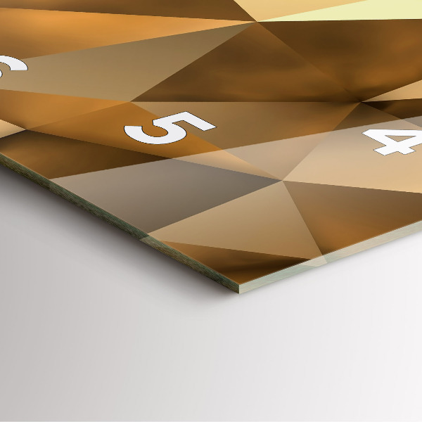 Orologio quadrato Texture geometrica