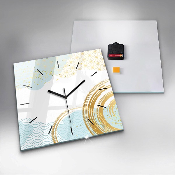Orologio quadrato Motivo decorativo
