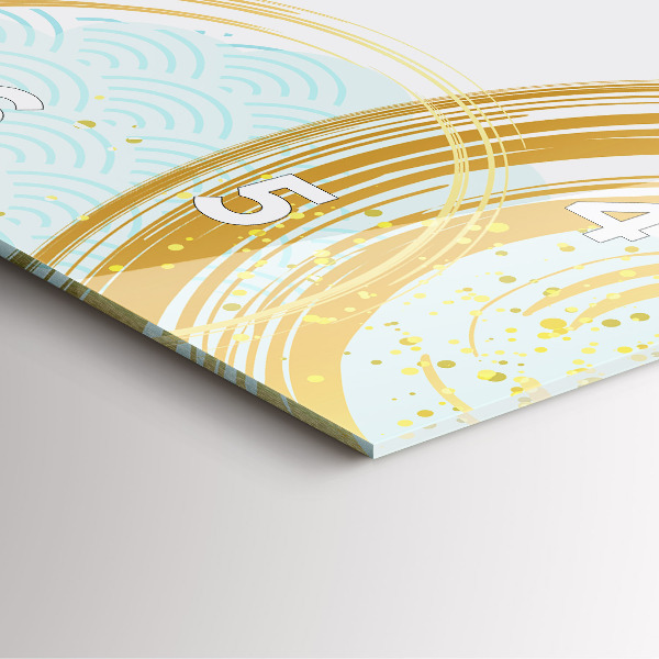 Orologio quadrato Motivo decorativo