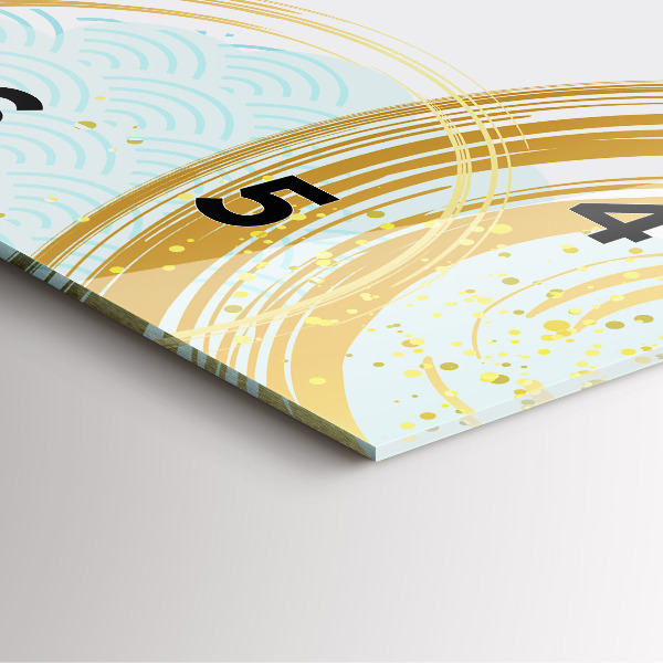 Orologio quadrato Motivo decorativo