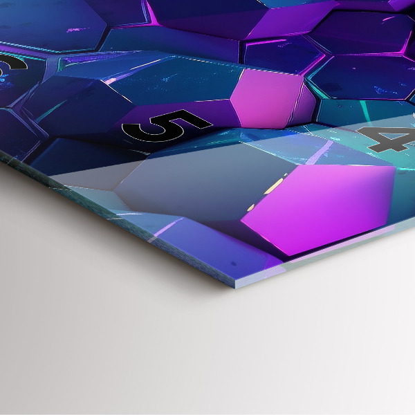 Orologio quadrato Figure geometriche