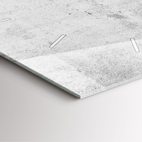 Orologio quadrato Muro di cemento