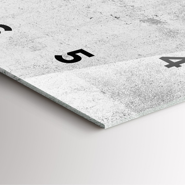 Orologio quadrato Muro di cemento