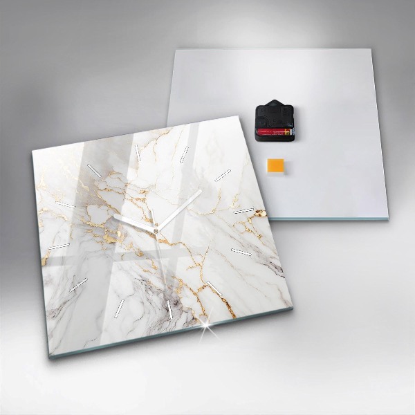 Orologio quadrato Marmo decorativo