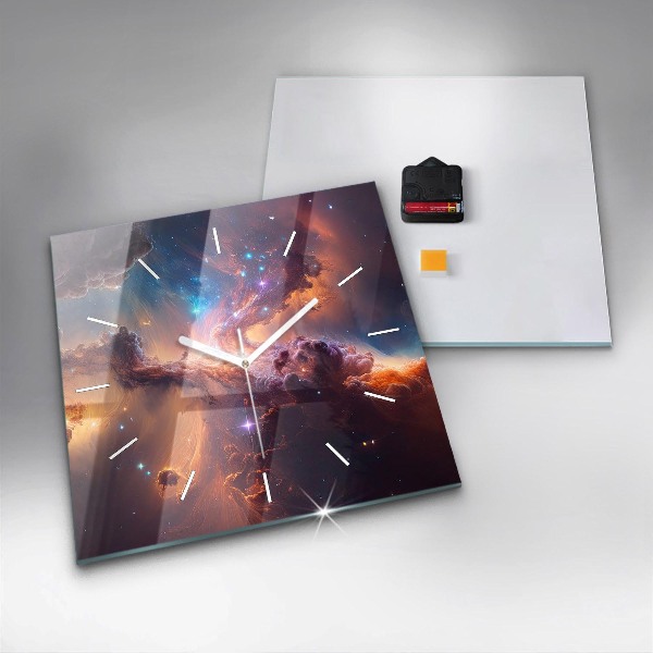 Orologio quadrato Il mondo cosmico delle stelle
