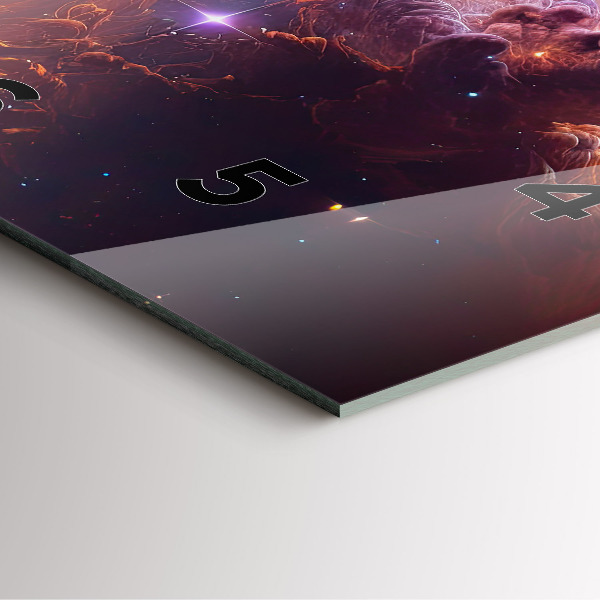 Orologio quadrato Il mondo cosmico delle stelle