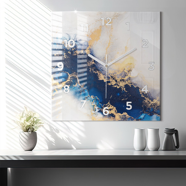 Orologio quadrato Modello in marmo