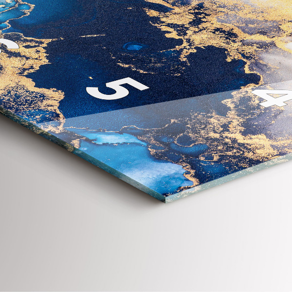 Orologio quadrato Modello in marmo