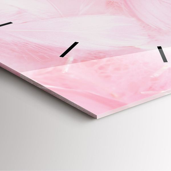 Orologio quadrato Piume – astratto