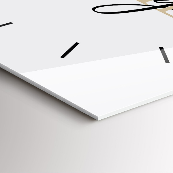 Orologio quadrato Iscrizione di famiglia