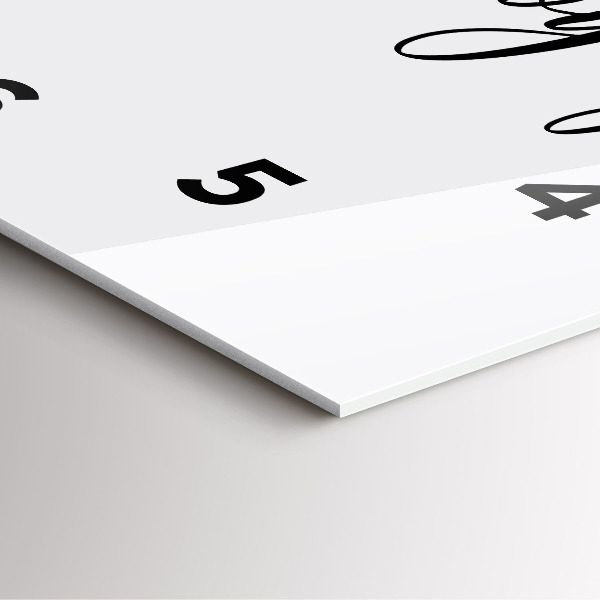 Orologio quadrato La scritta Bon voyage