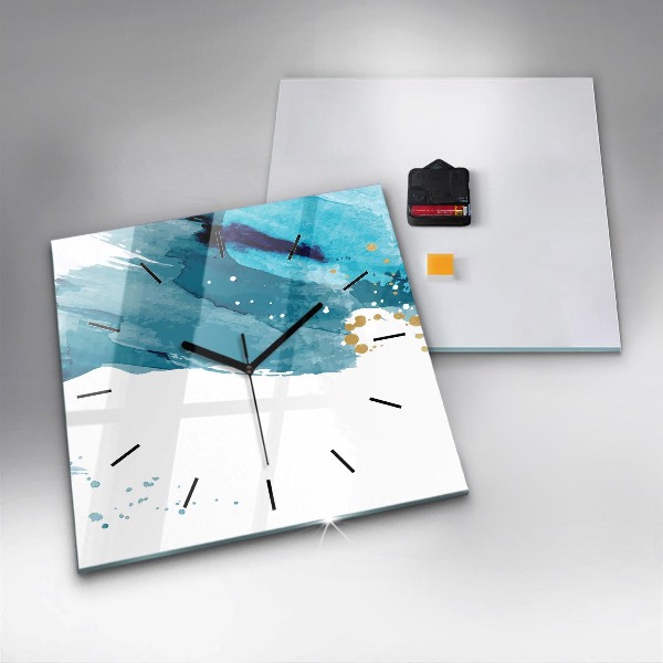 Orologio quadrato Pennellate