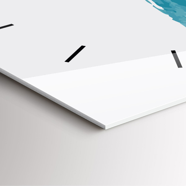 Orologio quadrato Pennellate