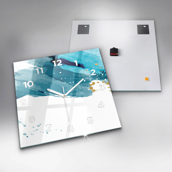Orologio quadrato Pennellate