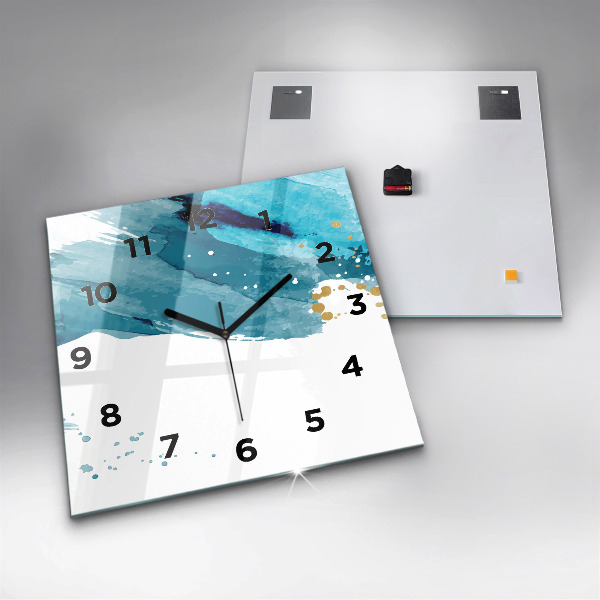 Orologio quadrato Pennellate