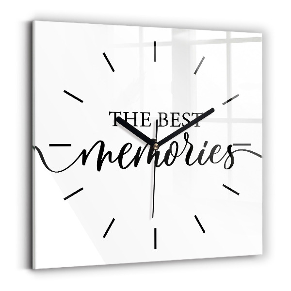 Orologio quadrato L'iscrizione Ricordi