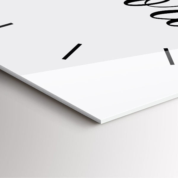 Orologio quadrato L'iscrizione Ricordi