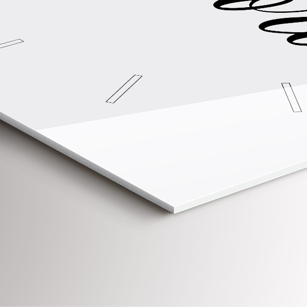 Orologio quadrato L'iscrizione Ricordi